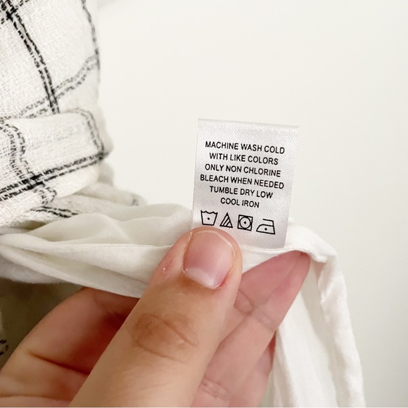 Gigi Hadid Blogger Favorite Tularosa Rocky Wrap Dress Grommets Linen Size Small - Picture 9 of 11